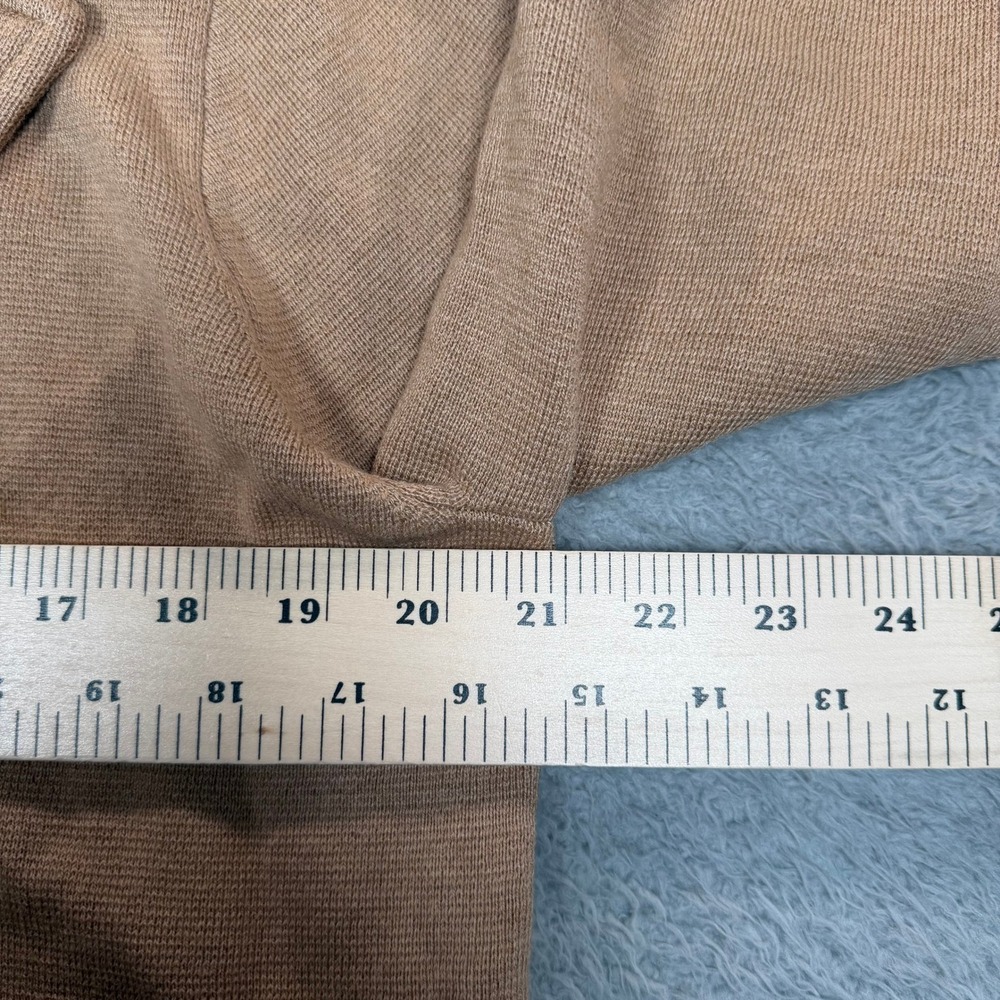 J.Crew Women Medium Camel Tan Knit Blazer Cardigan Merino Wool Cotton Blend NWT - Picture 8 of 11